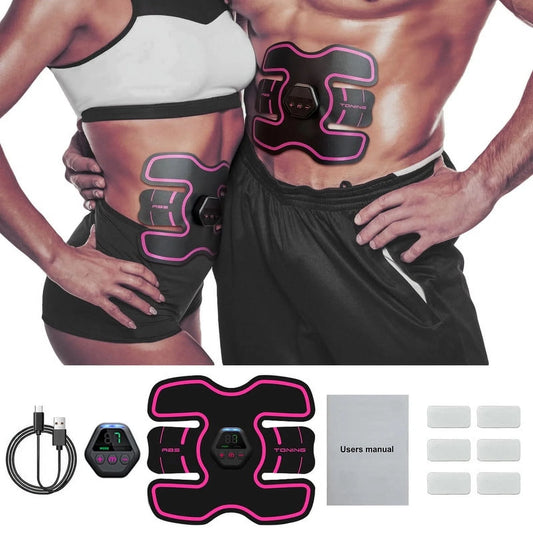 Abs Stimulator for Men and Women, Abs Workout Equipment, Smart Fitness Abdominal Toning Belt Trainer for Home Sports Office Exercise